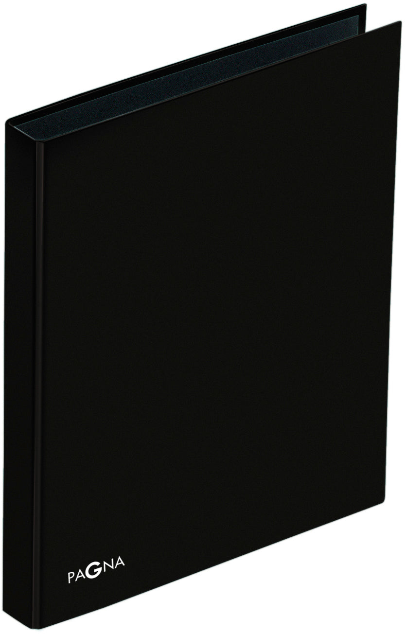 Pagna Basic Ringbuch – 4-Ring – für A4 – Rückenbreite 3,7 cm – Schwarz