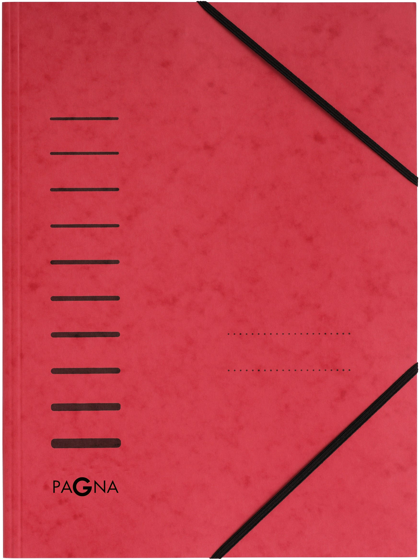 Pagna Gummibandmappe A4+ – Karton, Rot