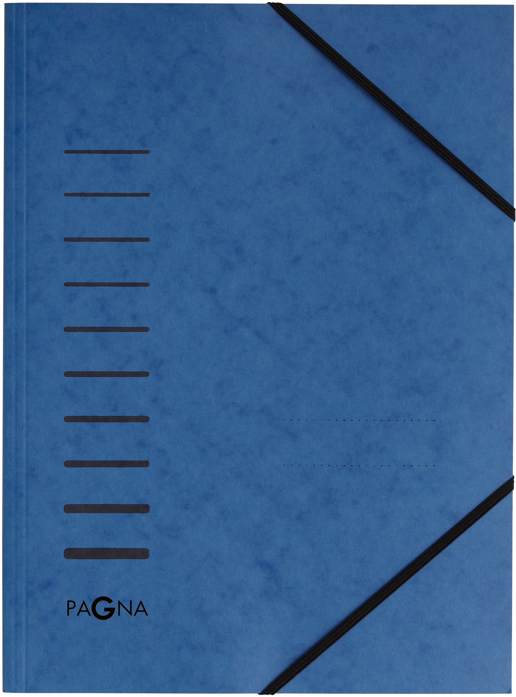 Pagna Gummibandmappe A4+ – Karton, Blau