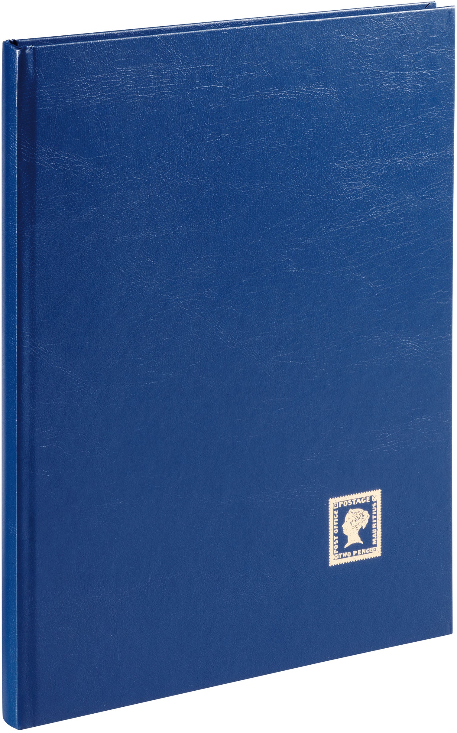 Pagna Einsteckalbum, 32 Seiten, Weiss, A4, Kunstleder, Dunkelblau, mit Goldprägung