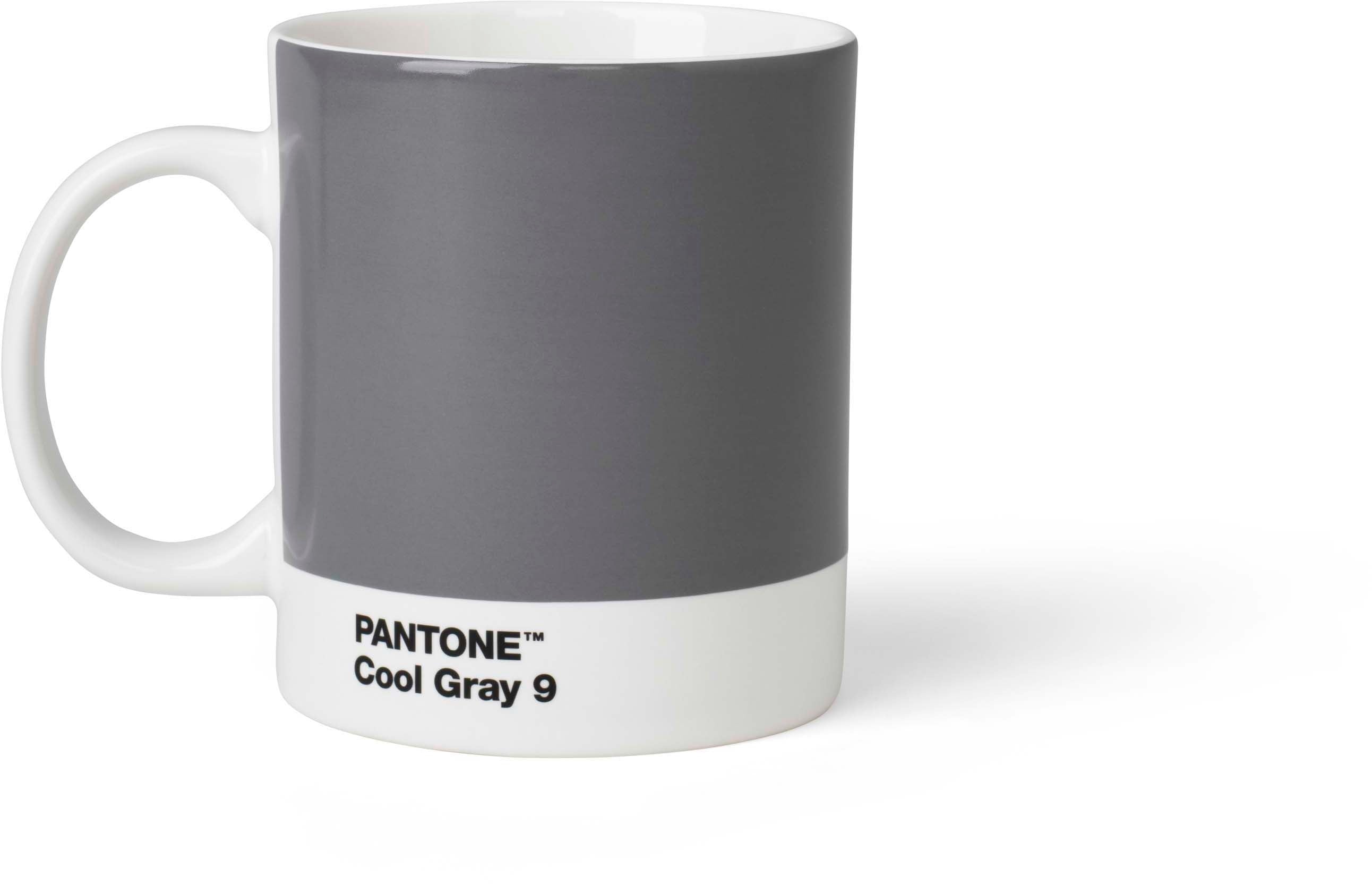 Pantone Tasse 101030009 – 375 ml, 9,0 × 12,0 × 10,5 cm, Porzellan, Grau
