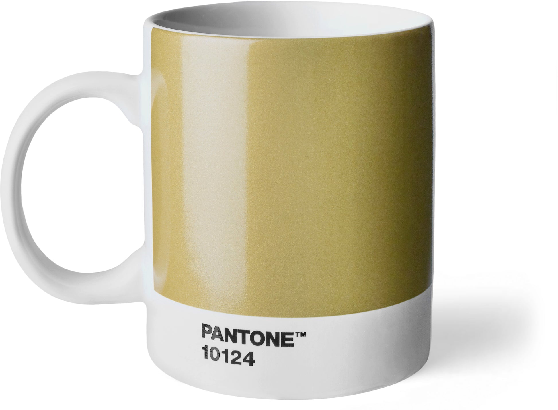 Pantone Tasse 101030124 – 375 ml, 9,0 × 12,0 × 11,5 cm, Porzellan, Gold