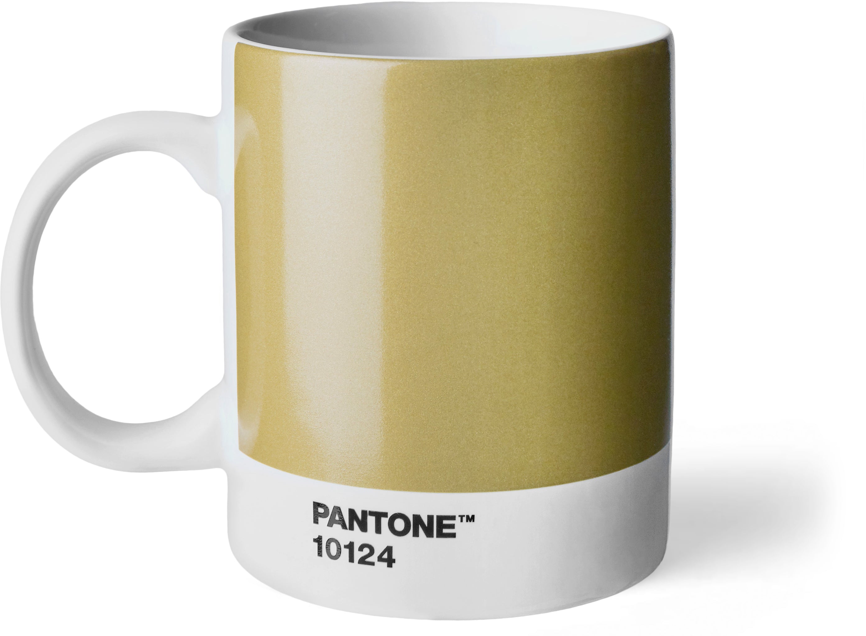 Pantone Tasse 101030124 – 375 ml, 9,0 × 12,0 × 11,5 cm, Porzellan, Gold