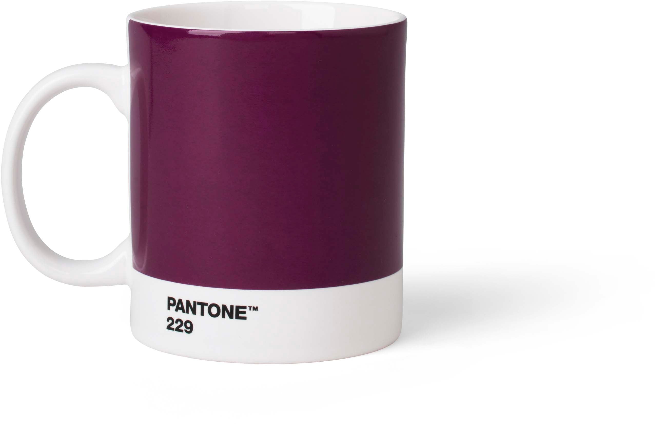 Pantone Tasse – 375 ml, 9,5 × 12,5 × 11,0 cm, Porzellan, Aubergine