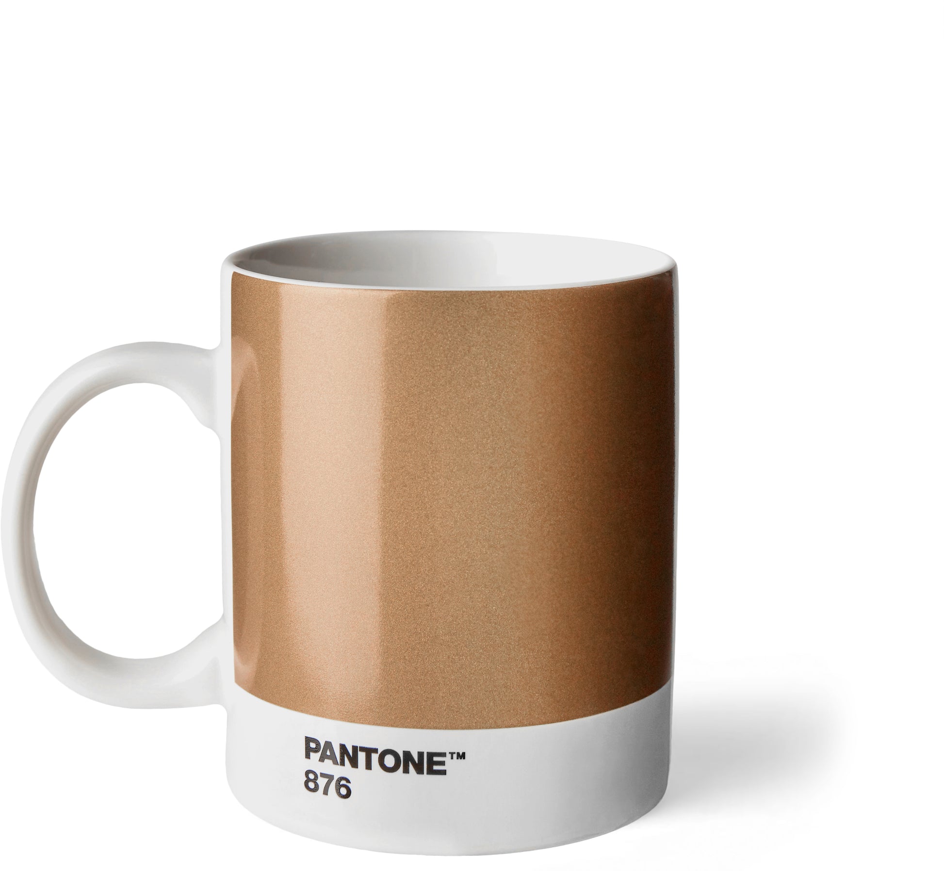Pantone Tasse 101030876 – 375 ml, 9,0 × 12,0 × 11,5 cm, Porzellan (Fine China), Bronze