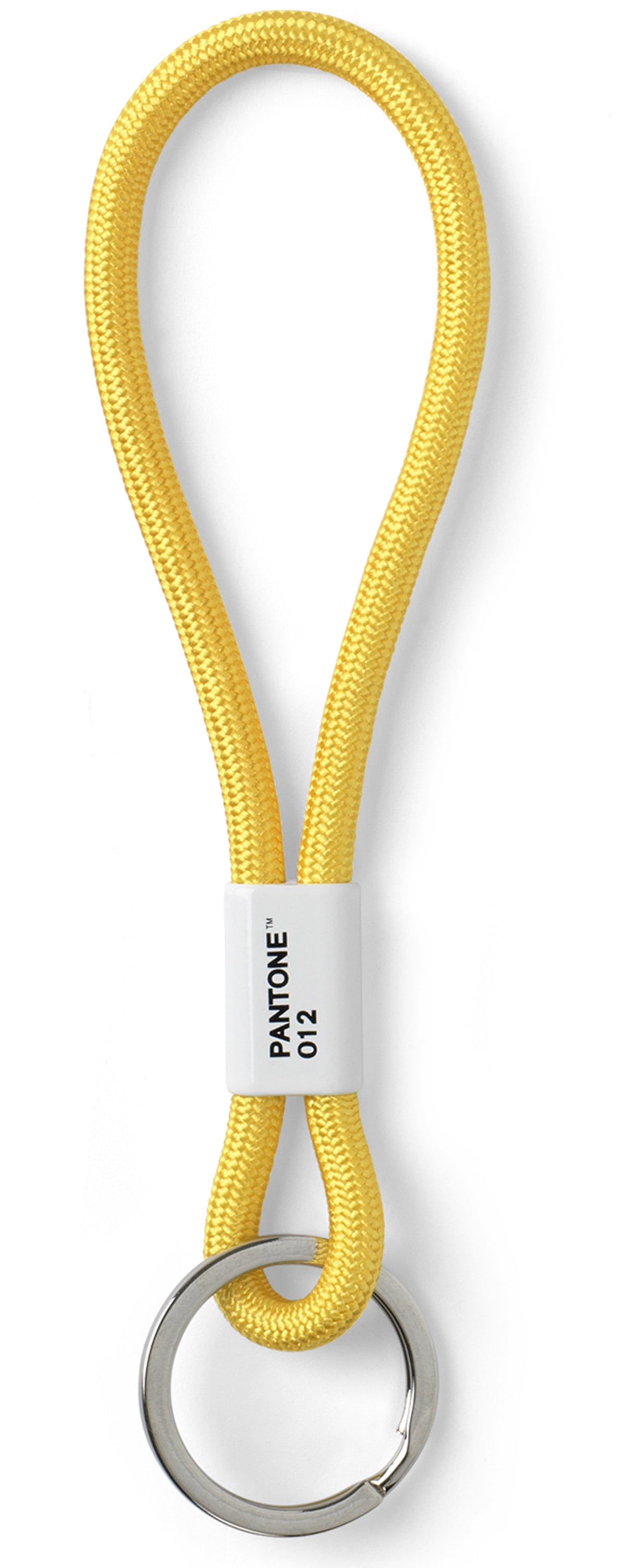 Pantone Textilband Gelb 012 – Nylon, Bandlänge 14 cm