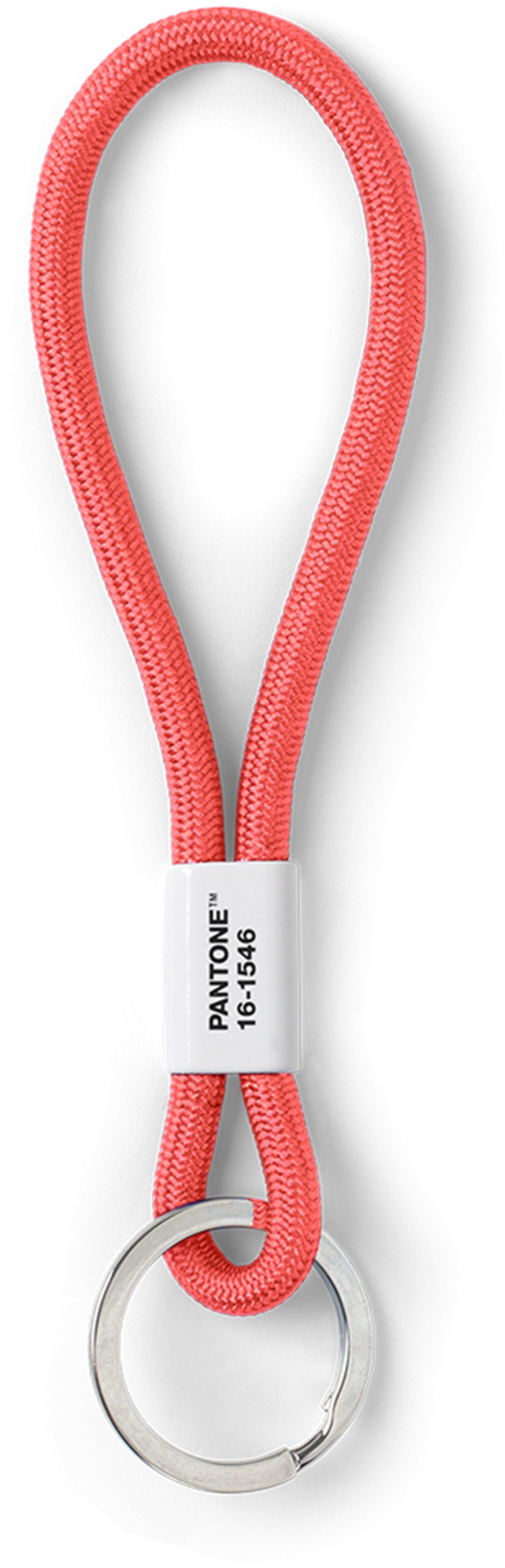 Pantone Textilband Coral 1546 – Bandlänge 15 cm, Nylon