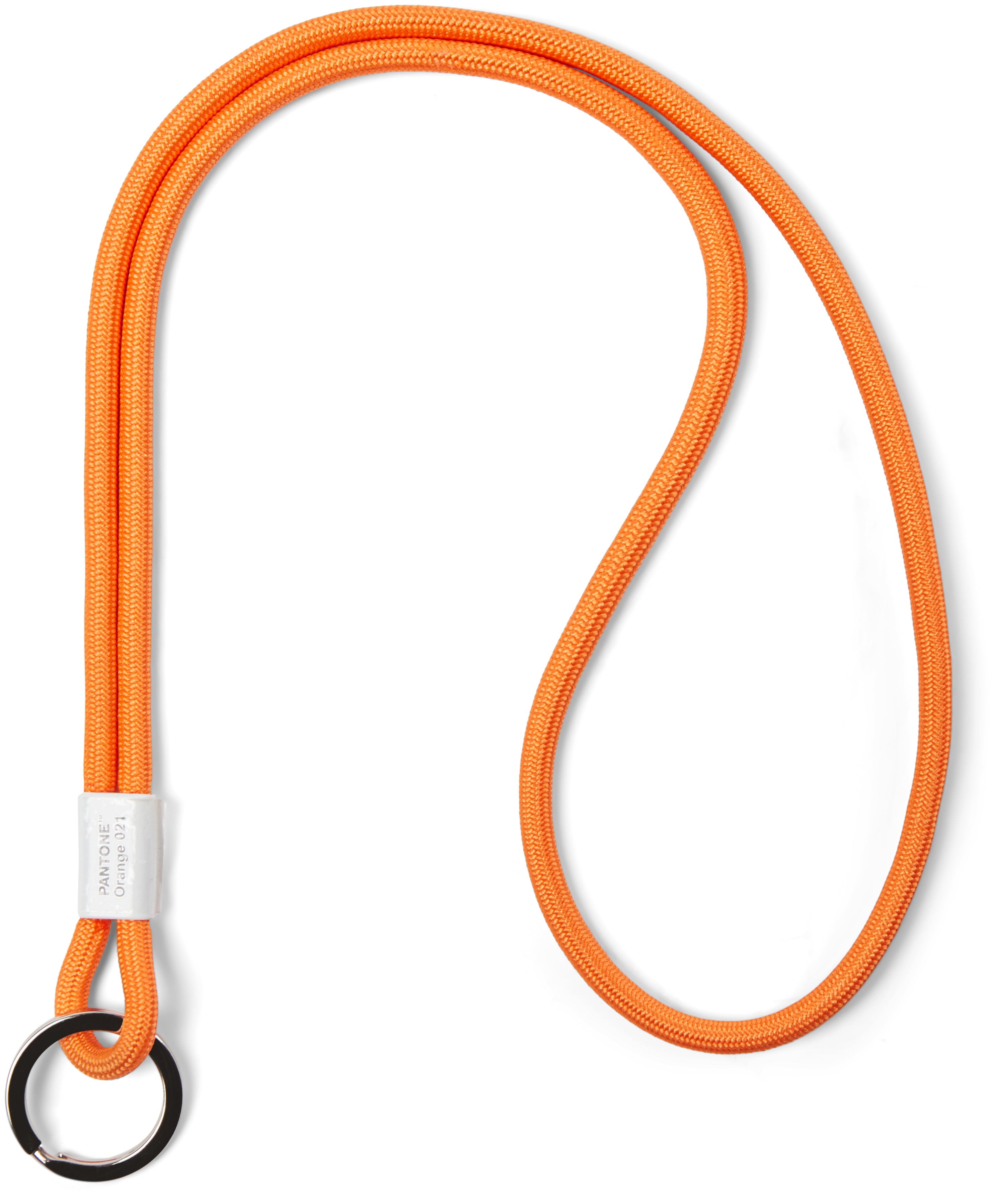 Pantone Lanyard Orange 021 C – Nylon, Bandlänge 41 cm
