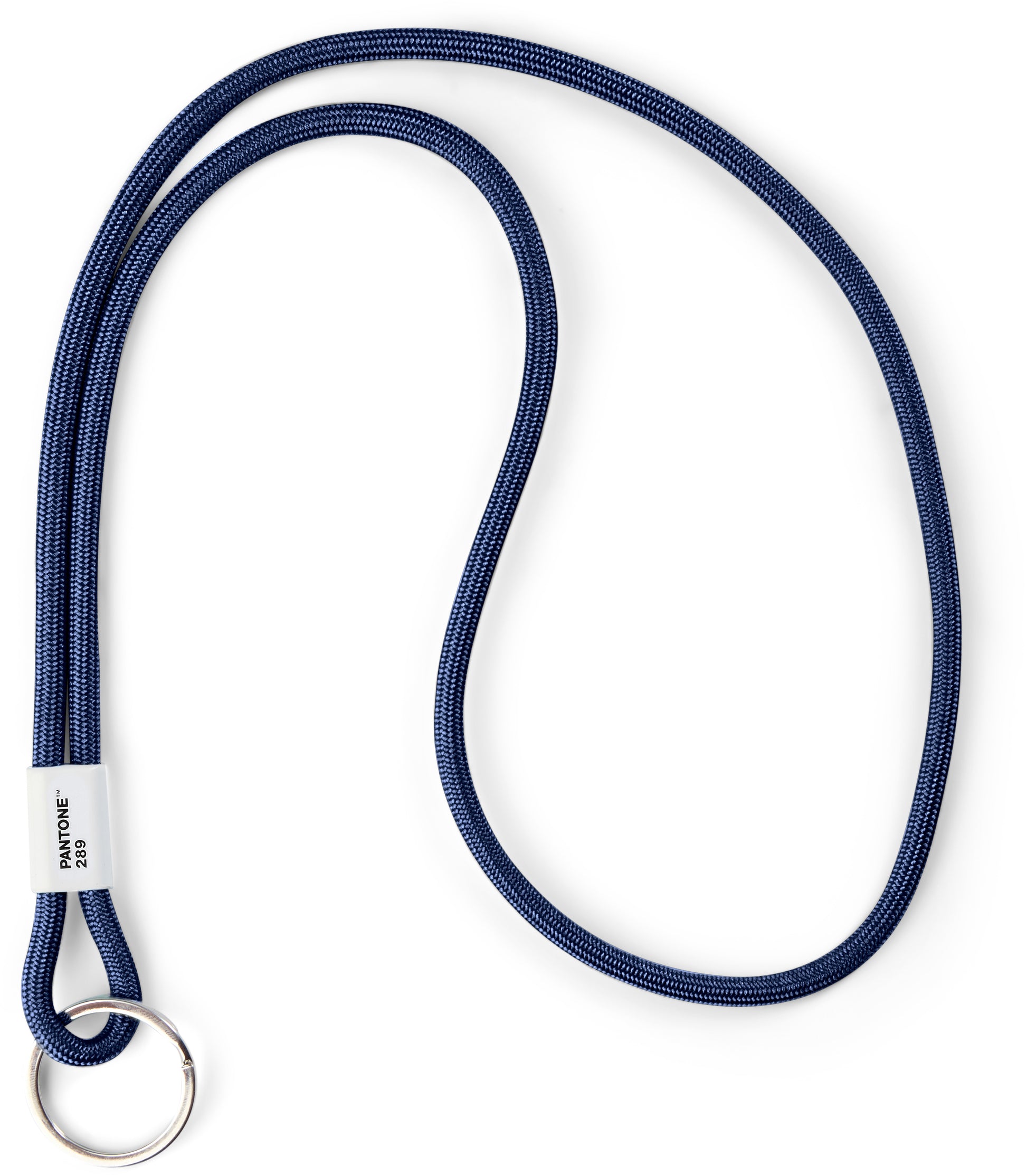 Pantone Textilband – mit Schlaufe, Nylon, Dunkelblau (289), Bandlänge 41 cm, 15 mm breit