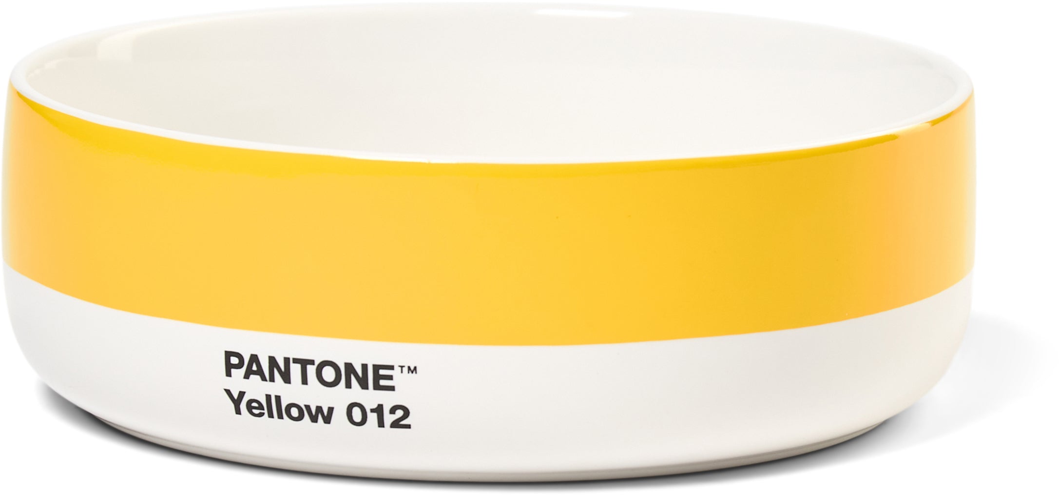 Pantone Schale 101620012 – 500 ml, 15,5 × 16,0 × 6,5 cm, Porzellan, Gelb