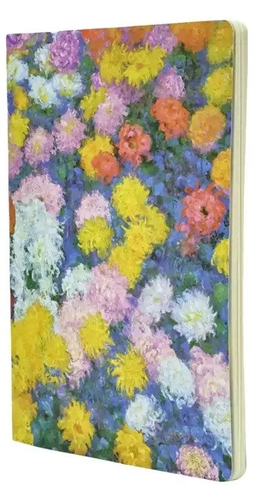 Paperblanks Monets Chrysanthemen Notizheft – A5+ – punktiert – 80 Seiten, perforiert