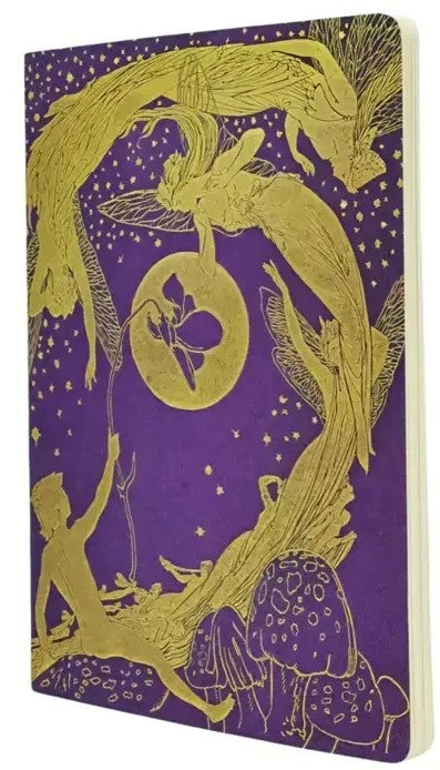 Paperblanks Violet Fairy Notizheft – A6 – blanko – 80 Seiten – perforiert