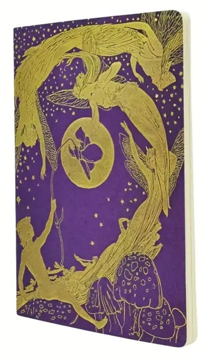 Paperblanks Notizheft – 118 × 170 mm – punktiert – 80 Seiten – perforiert, violett