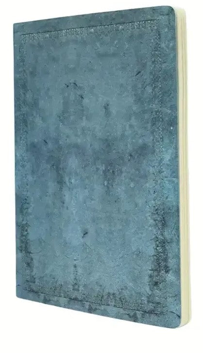 Paperblanks Notizheft – 228 × 320 mm – blanko – 80 Seiten, perforiert, rivierablau