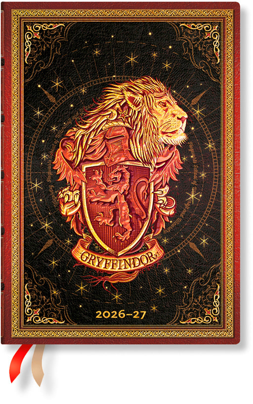 Paperblanks Harry Potter Midi – Schulagenda 2026/27, 1 Woche/2 Seiten, 13 × 18 cm, Hardcover