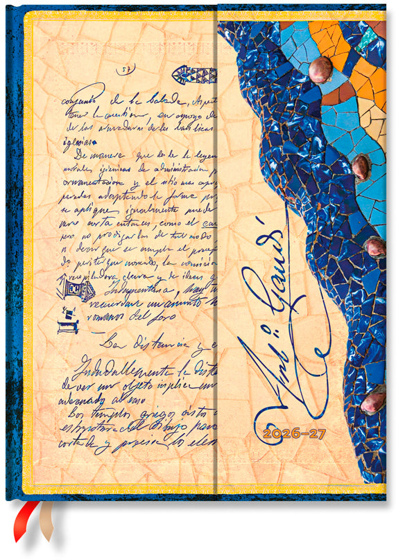 Paperblanks Manuskript Ultra – Schulagenda 2026/27, 1 Woche/2 Seiten, 18 × 23 cm, Hardcover