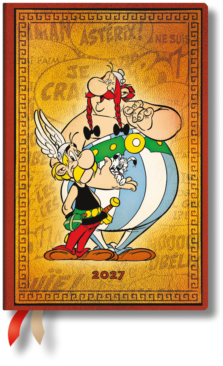 Paperblanks Asterix & Obelix – Wochenagenda 2027, 1 Woche/2 Seiten, 9,5 × 14 cm, Hardcover