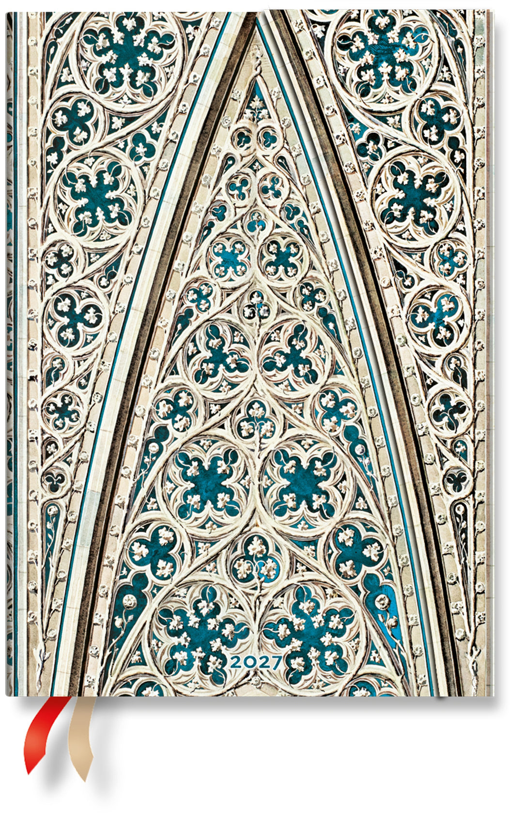 Paperblanks DD1790-6 – Wochenagenda 2027, 1 Woche/2 Seiten, 13 × 20 cm, Hardcover