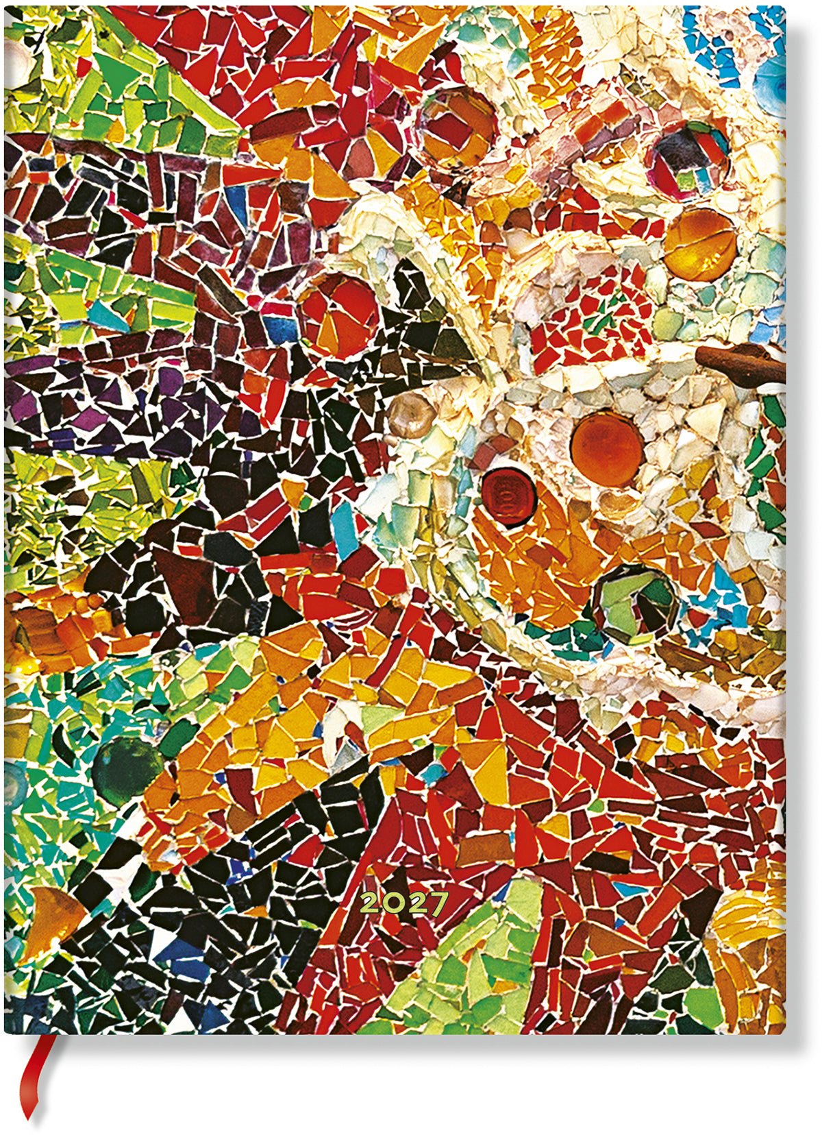 Paperblanks Gaudis Sonne – Tagesagenda 2027, 1 Tag/1 Seite, 18 × 23 cm, Hardcover