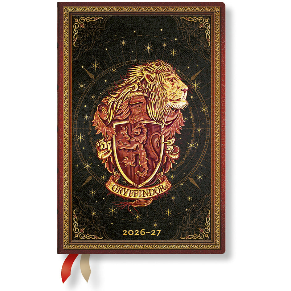 Paperblanks Harry Potter Mini – Schulagenda 2026/27, 1 Woche/2 Seiten, 9,5 × 14 cm, Hardcover