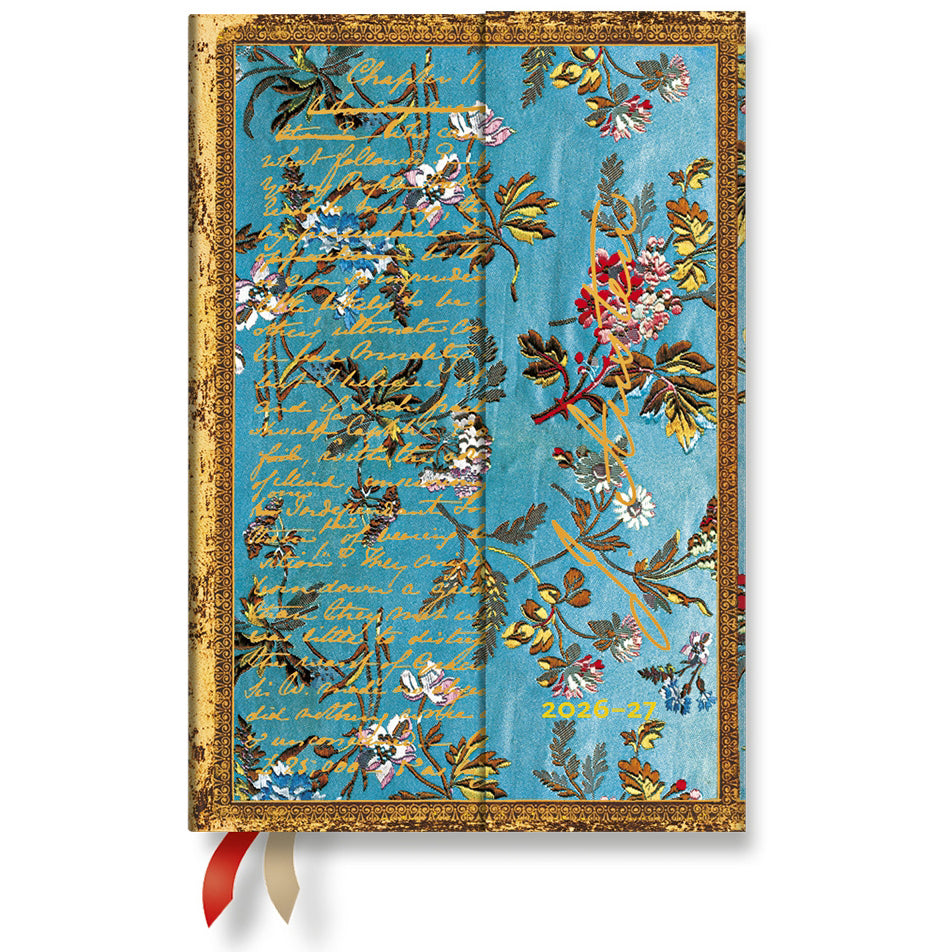 Paperblanks Persuasion Mini – Schulagenda 2026/27, 1 Woche/2 Seiten, 10,0 × 16,5 cm, Hardcover
