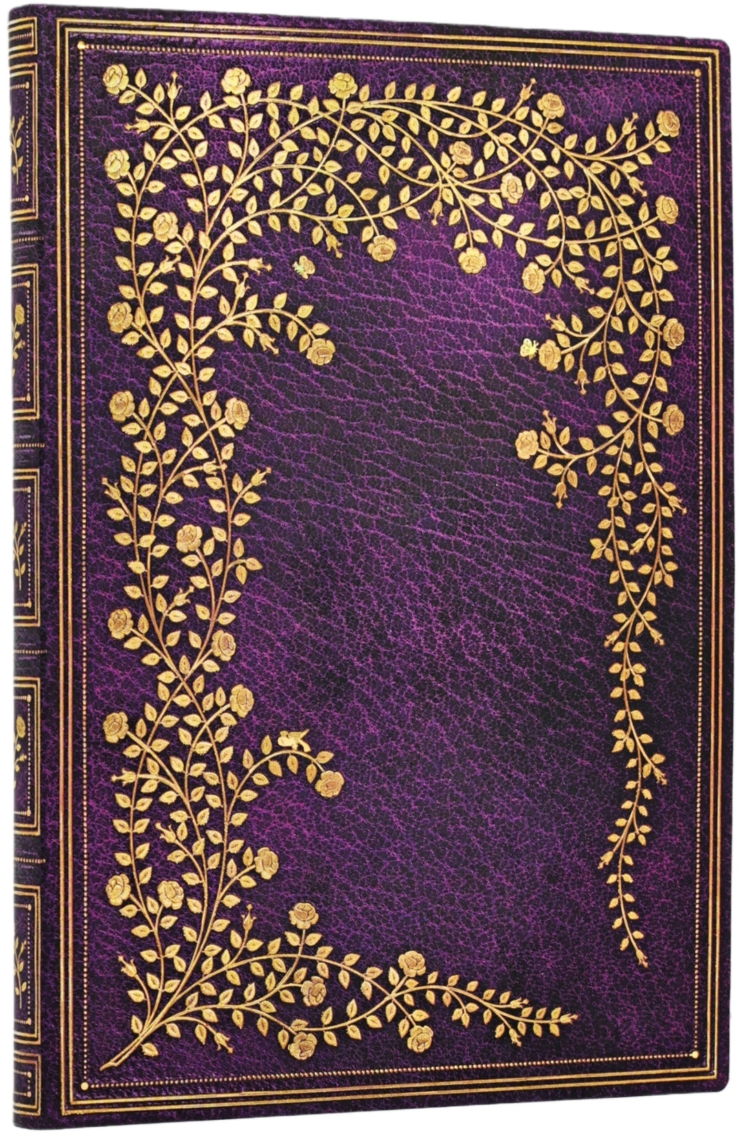 Paperblanks Notizbuch Vergoldetes Zeitalter – Midi – Blanko – 88 Blatt – Gebunden, New York Rose, FSC