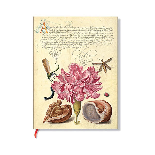 Paperblanks Ultra Notizbuch – 180 × 260 mm – blanko – 176 Seiten – Softcover, Flexis – rosa Nelke
