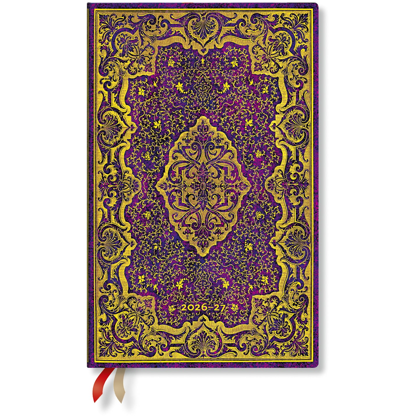 Paperblanks Picaresque Maxi – Schulagenda 2026/27, 1 Tag/1 Seite, 13,5 × 21 cm, Softcover