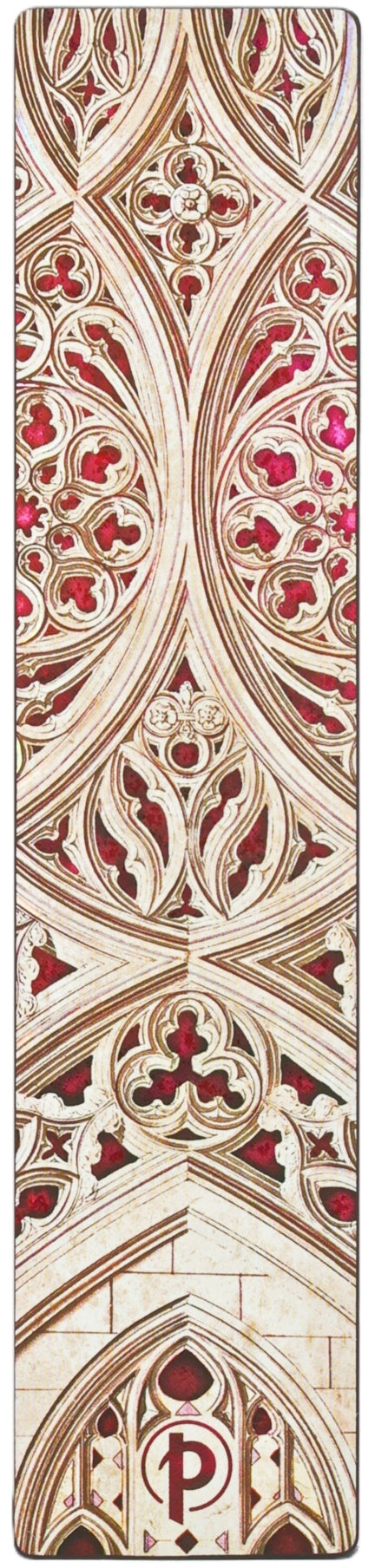 Paperblanks PA1567-4 – Lesezeichen, Bedrucktes Dekorpapier, Gewölbe des Mailänder Domes, 90 × 140 mm
