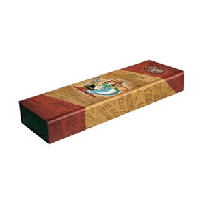 Paperblanks Asterix Gallier PA9745-7 – Stiftebox, Asterix & Obelix, orange, 7 × 3 × 22,5 cm