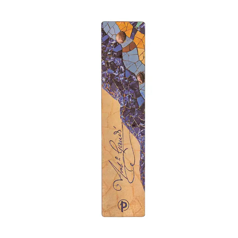Paperblanks PA9846-1 – Lesezeichen, Gaudí, Manuskript von Reus, 50 × 220 mm
