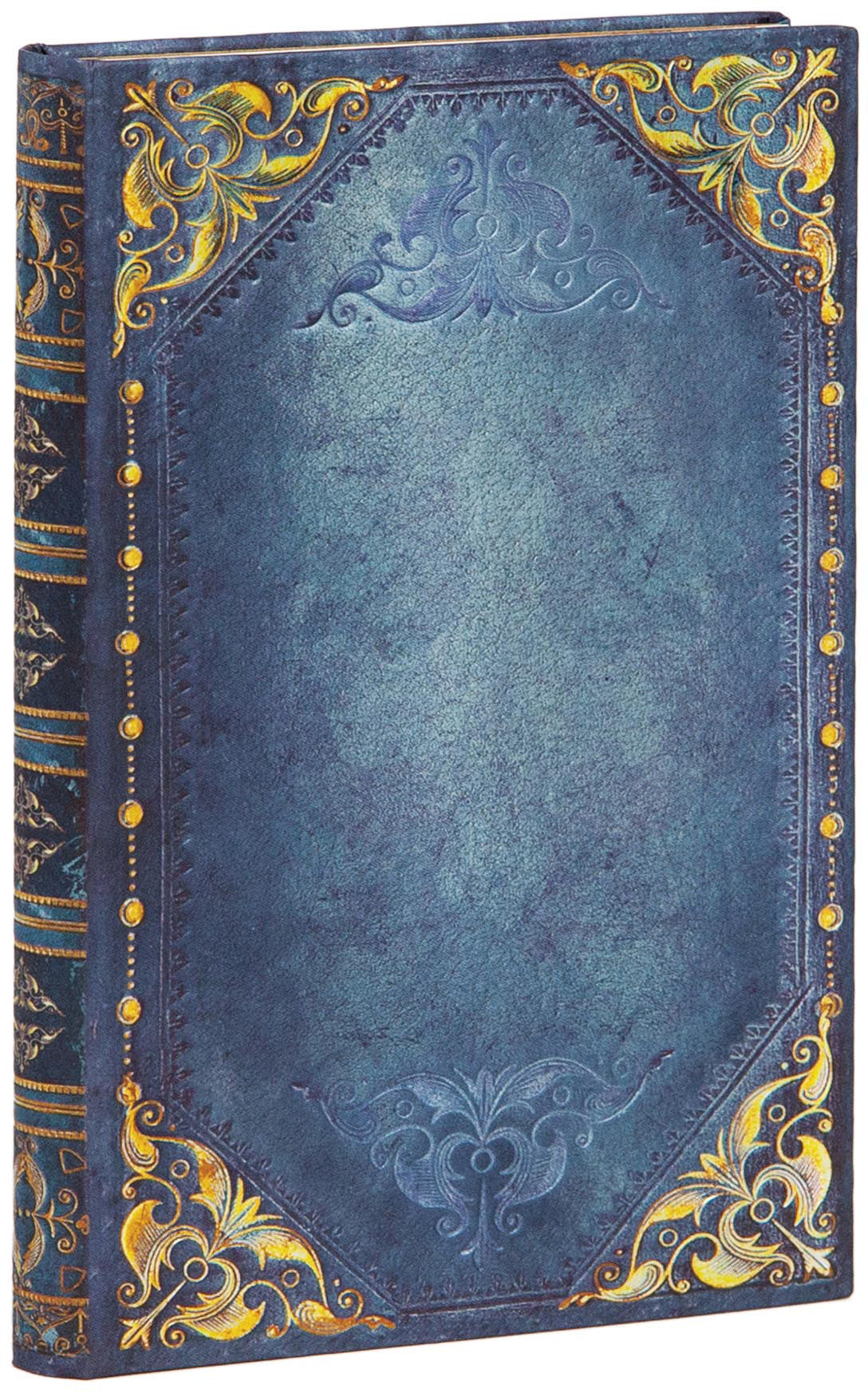 Paperblanks Adressbuch – 90 × 140 mm – liniert – 128 Seiten – 120 g/m² – Hardcover, Daumenregister, blau, FSC