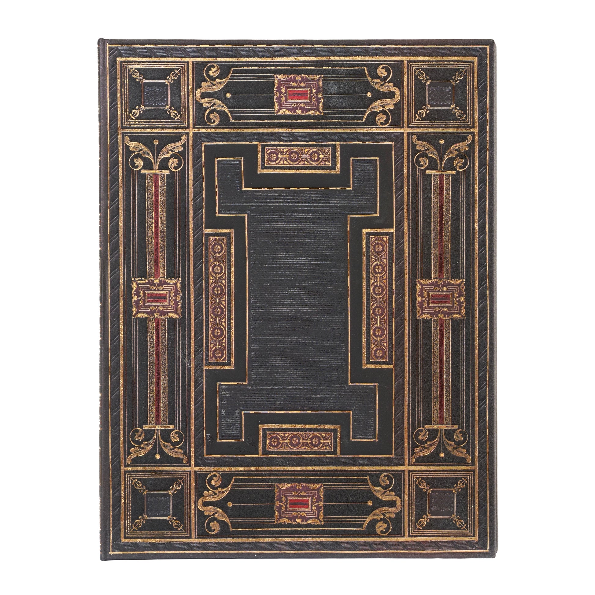 Paperblanks Ultra Notizbuch – 195 × 240 mm – liniert – 144 Seiten – Hardcover – Onyx