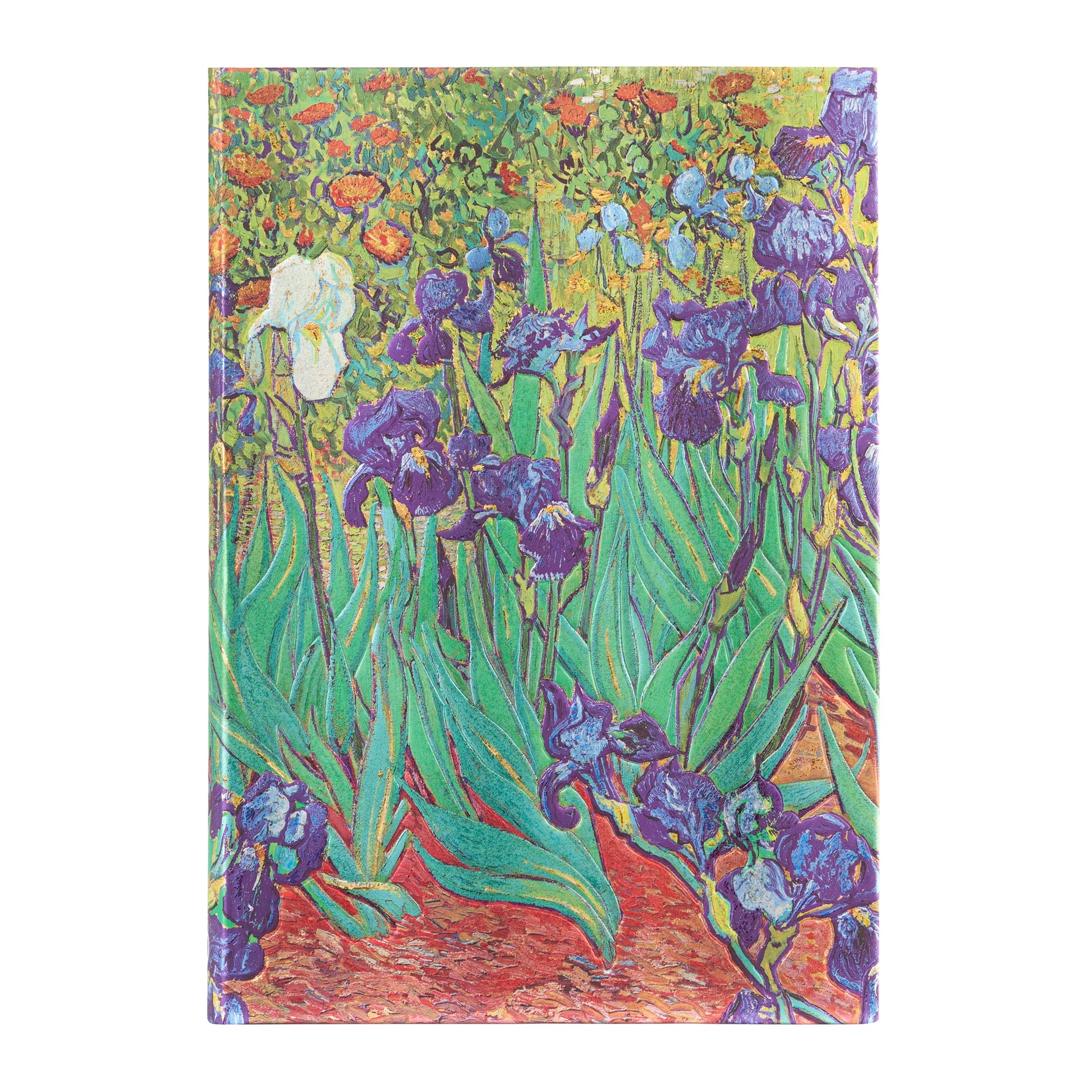Paperblanks Van Gogh Notizbuch – 150 × 175 mm – 144 Seiten, Adressbuch, Schwertlilien-Studie