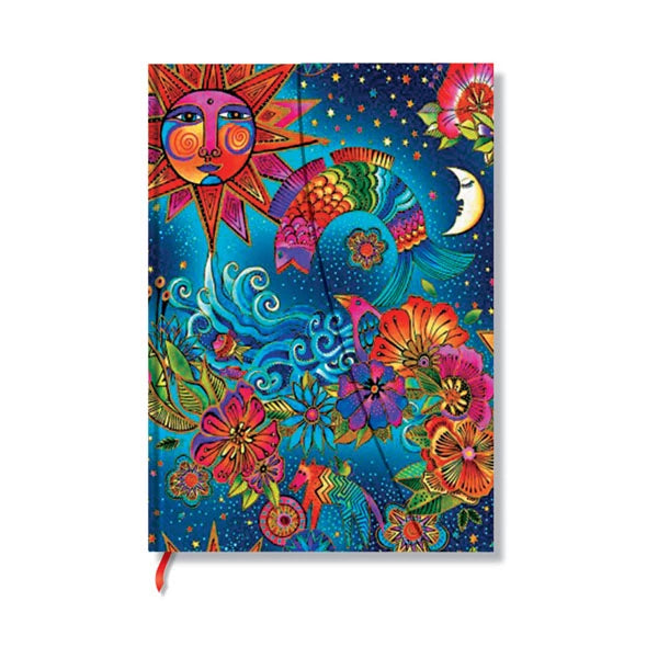 Paperblanks Himmlische Magie Notizbuch – 135 × 210 mm – blanko – 144 Seiten – Hardcover