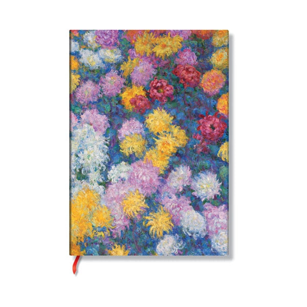 Paperblanks Chrysanthemen Notizbuch – 130 × 205 mm – punktiert – 176 Seiten