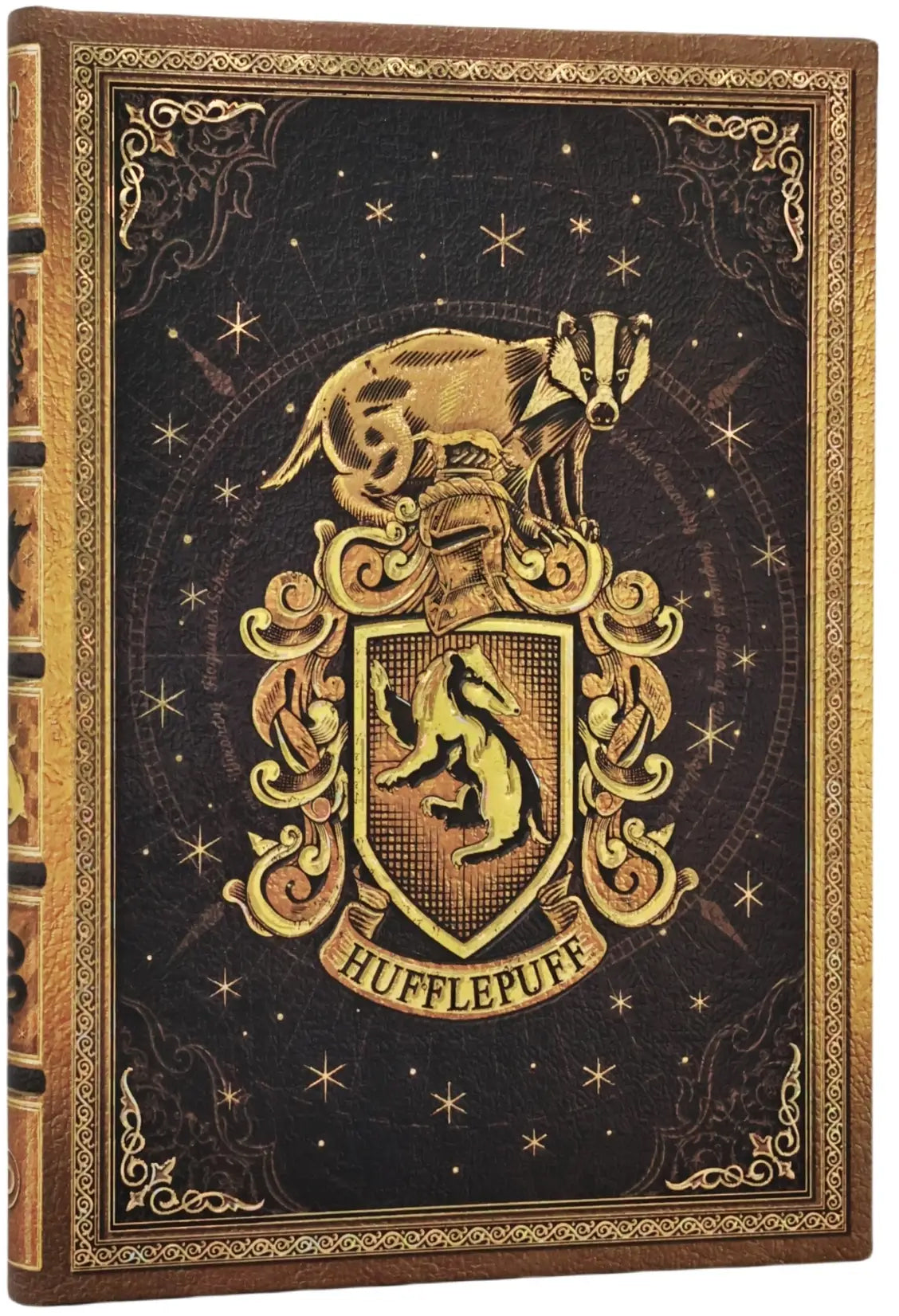 Paperblanks Harry Potter Notizbuch – 130 × 200 mm – liniert – 144 Seiten – Hardcover, Elastikband – Hufflepuff