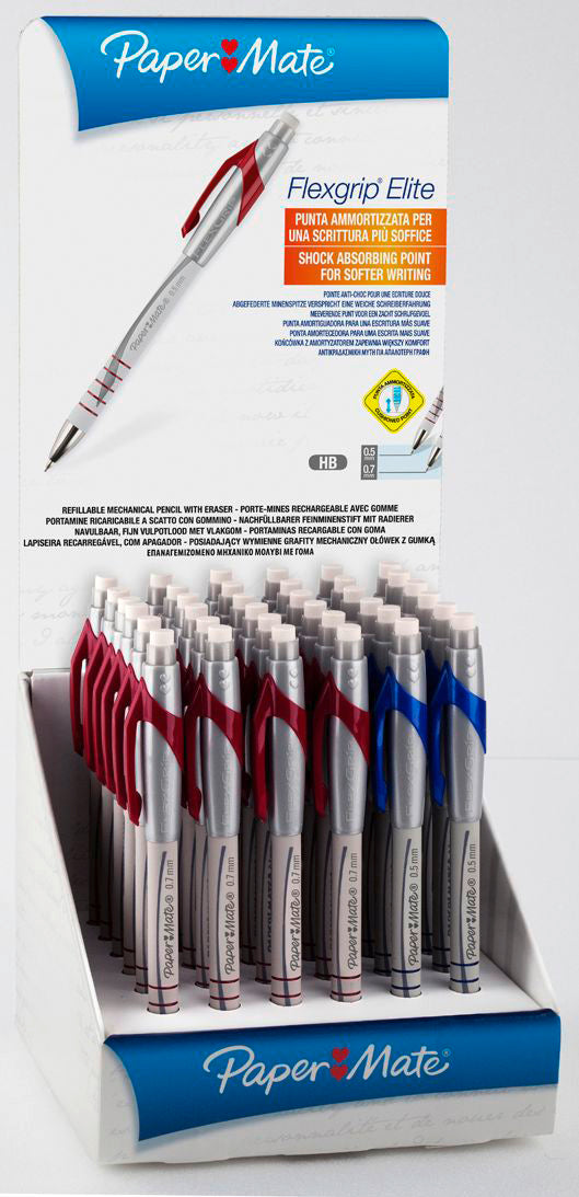 Papermate FLEXGRIP ELITE Druckbleistift – 0,5/0,7 mm – 36er-Pack