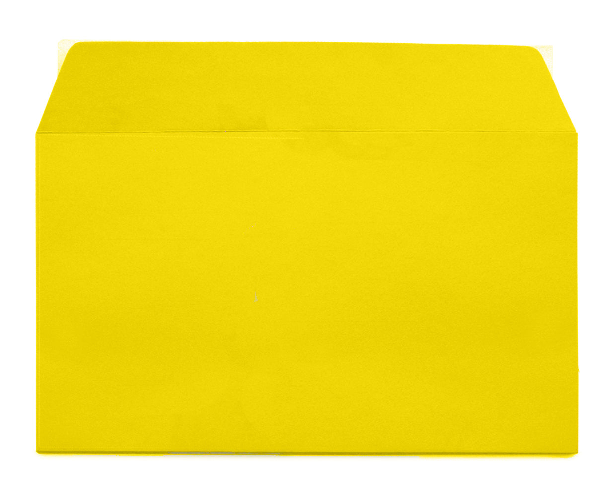Papyrus Couvert C5, ohne Fenster, Haftklebung, intensivgelb, 120 g/m², Rainbow, ohne Innendruck – 250 Stk.