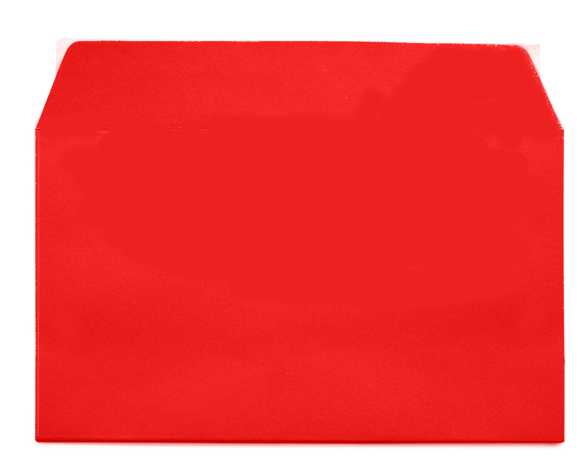 Papyrus Couvert C5, ohne Fenster, Haftklebung, intensivrot, 120 g/m², Rainbow, ohne Innendruck – 250 Stk.