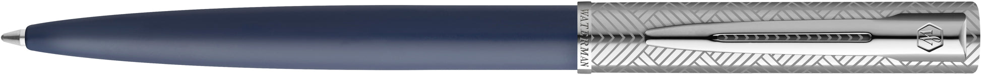 Parker Waterman Allure Kugelschreiber – Blau, Medium, Matt-blauer Schaft, Geschenkbox