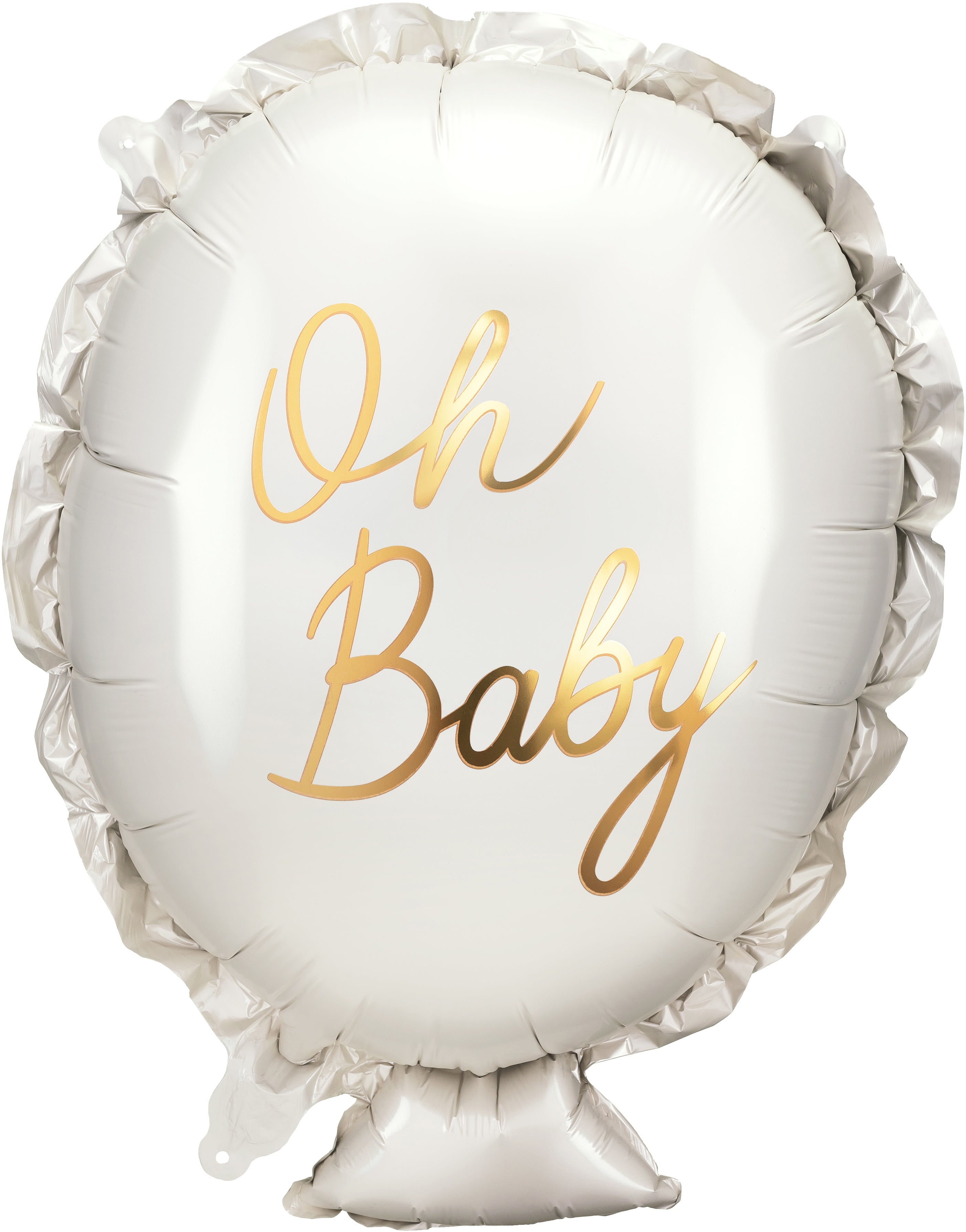 Partydeco Folienballon Oh Baby – mehrfarbig – 37,5 × 53 cm – Folie