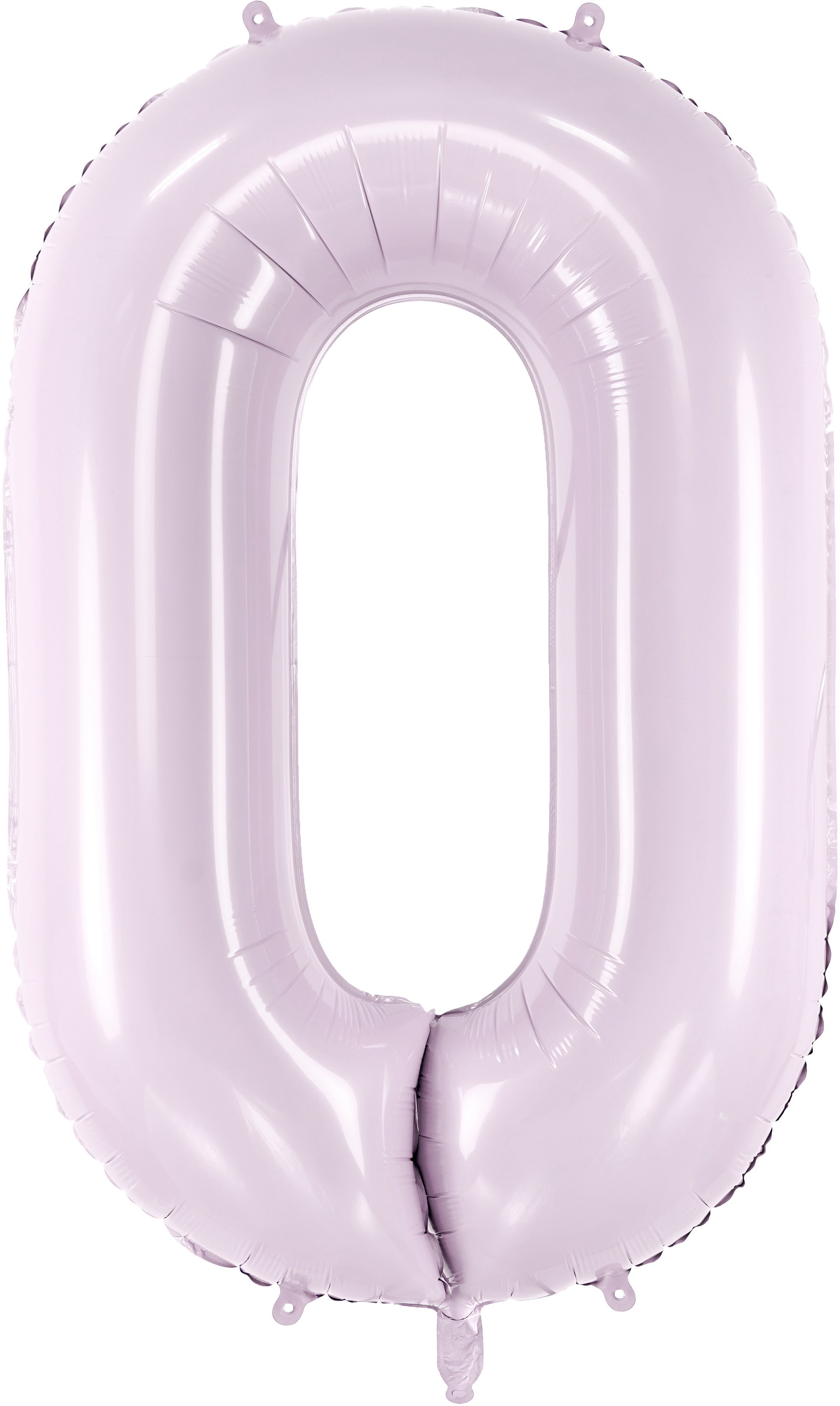 Partydeco Folienballon Zahl 0 – Lila – 72 cm – Folie