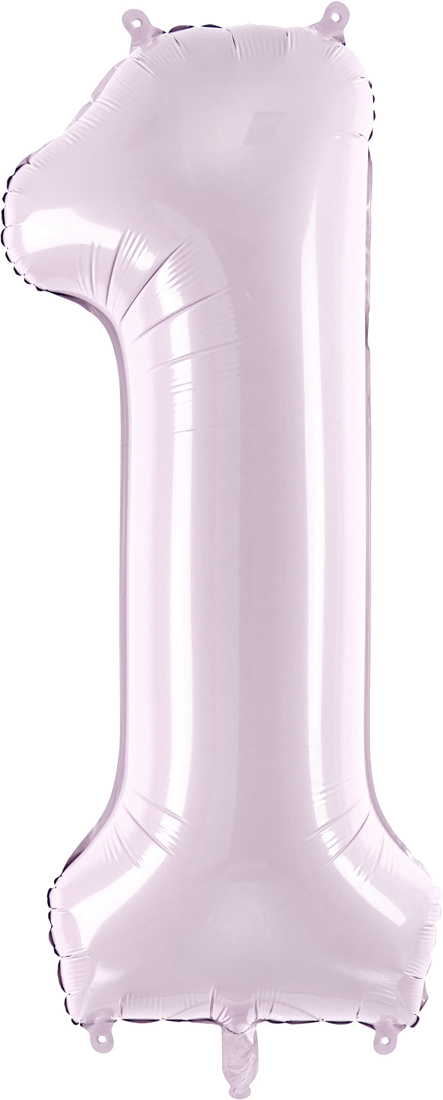 Partydeco Folienballon Zahl 1 – Lila – 72 cm – Folie