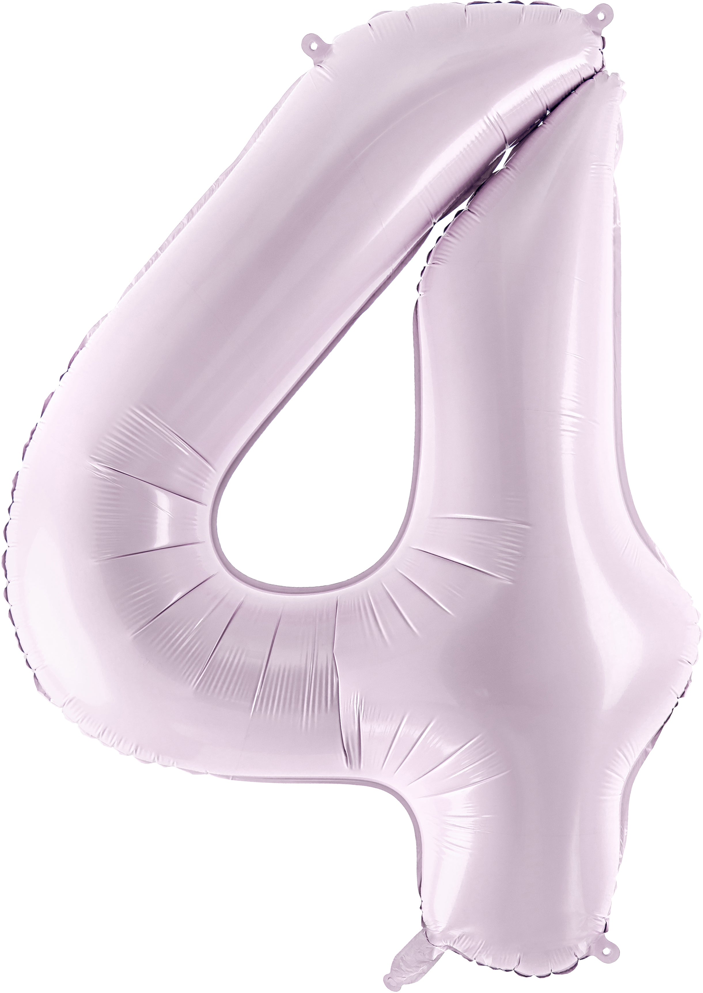Partydeco Folienballon Zahl 4 – Lila – 72 cm – Folie