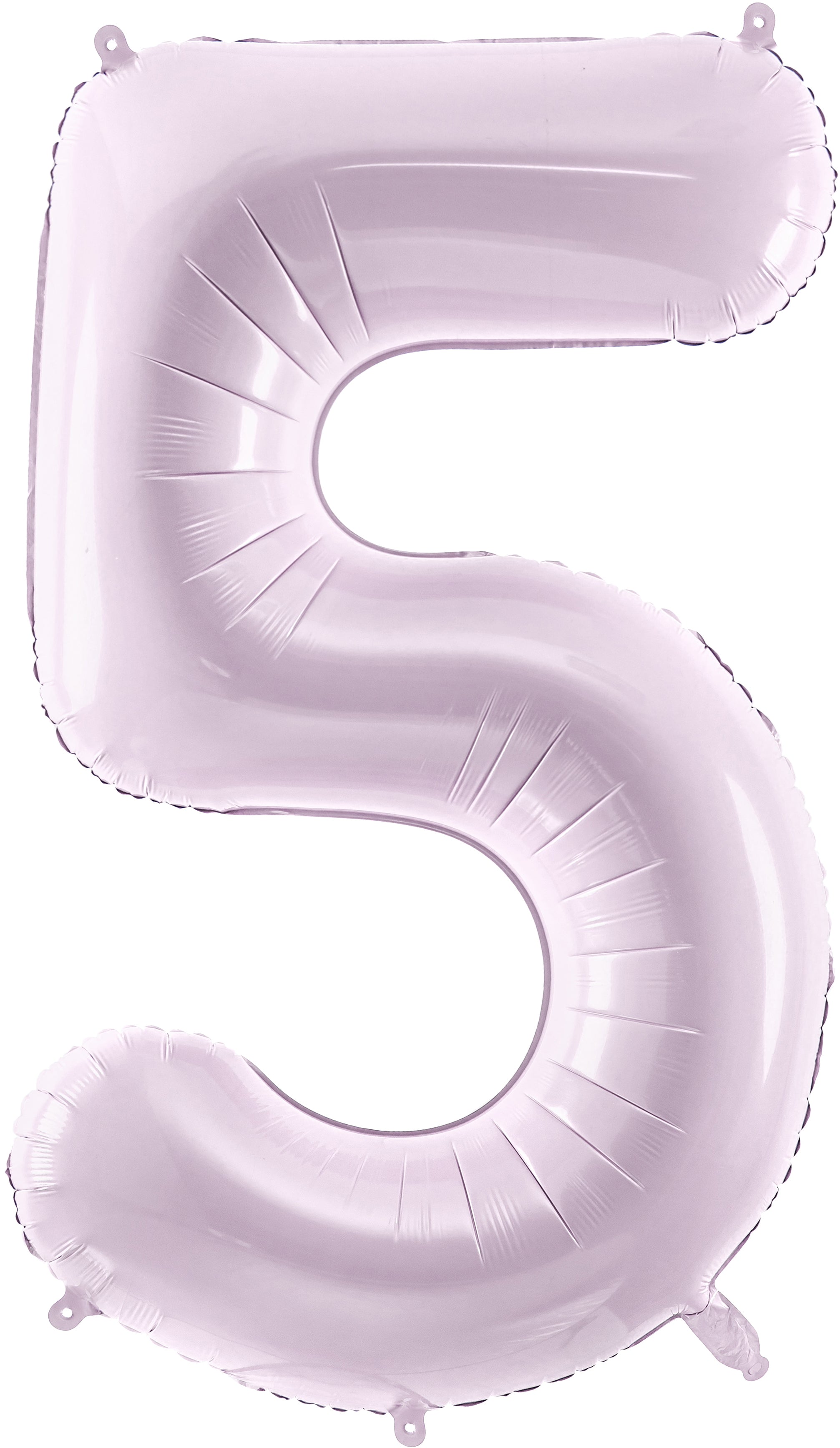 Partydeco Folienballon Zahl 5 – Lila – 72 cm – Folie
