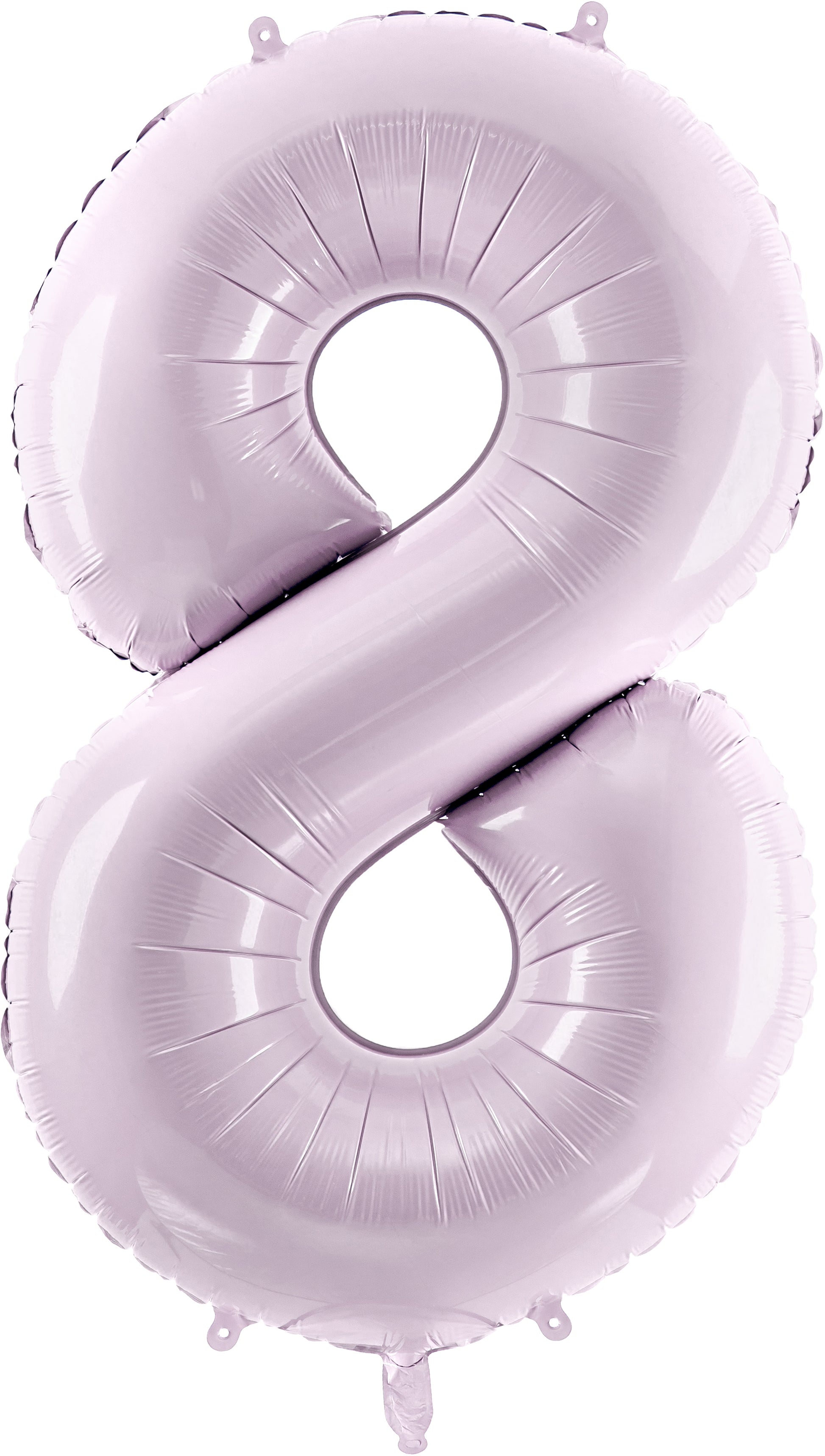 Partydeco Folienballon Zahl 8 – Lila – 72 cm – Folie