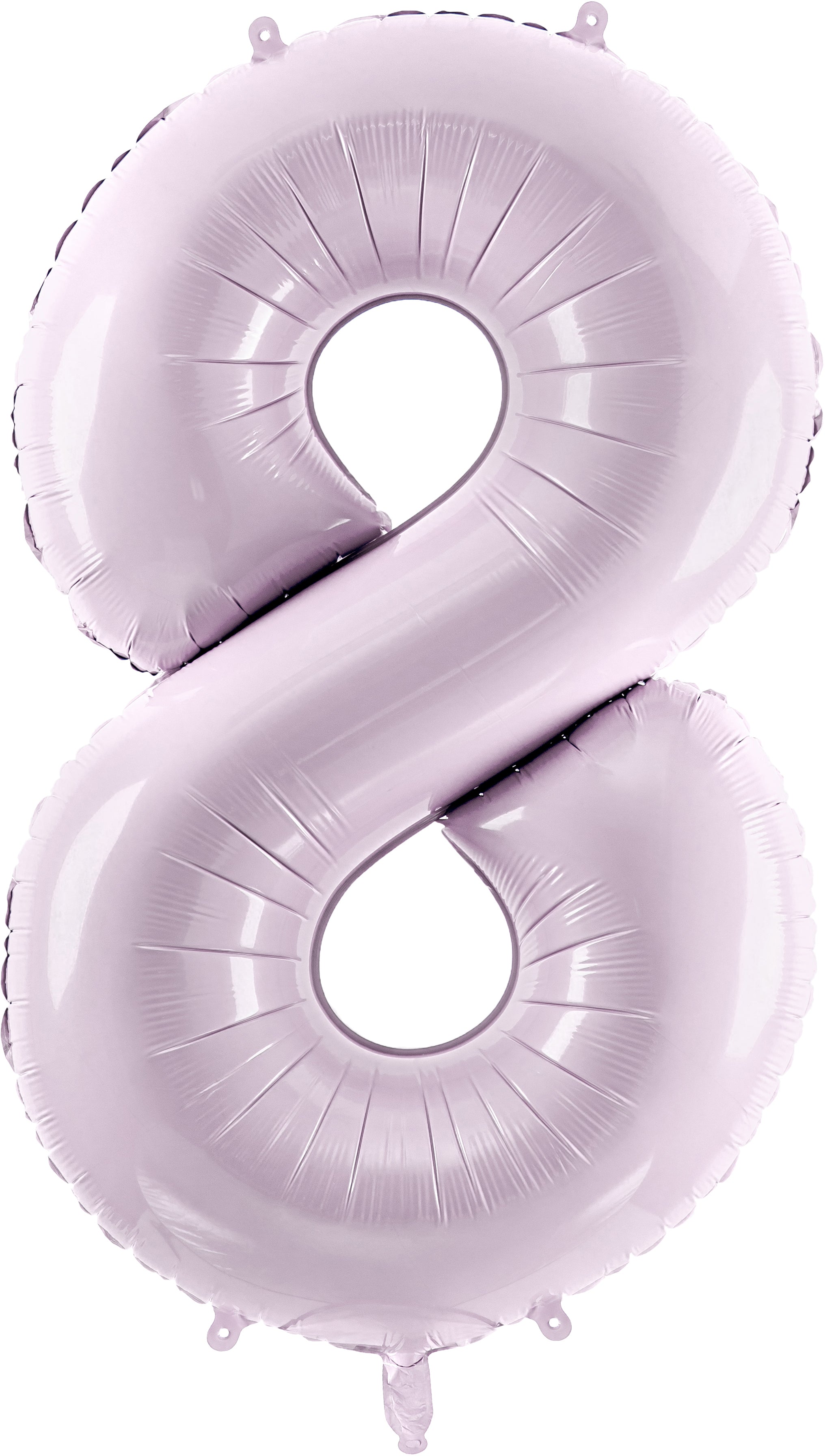 Partydeco Folienballon Zahl 8 – Lila – 72 cm – Folie