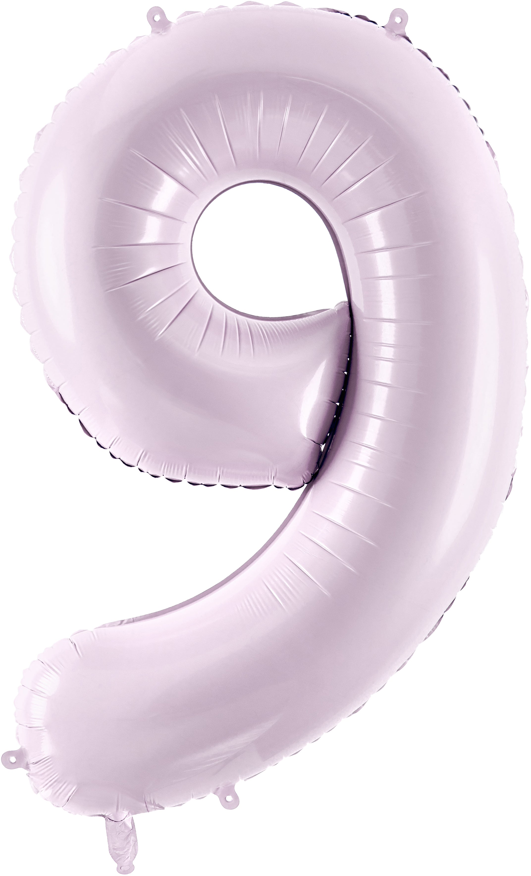 Partydeco Folienballon Zahl 9 – Lila – 72 cm – Folie