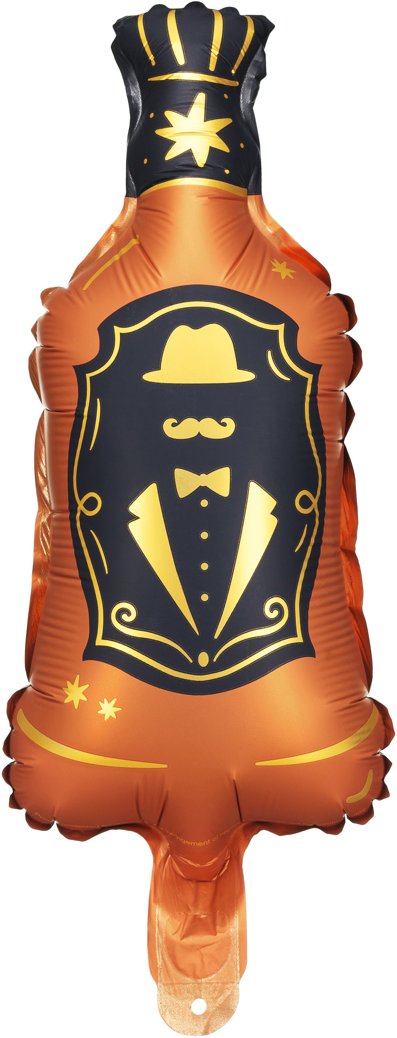 Partydeco Folienballon Whisky – 27 × 12 cm – Folie